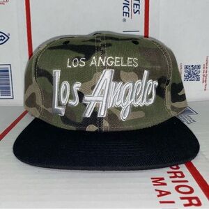Camo Los Angeles Snapback Hat